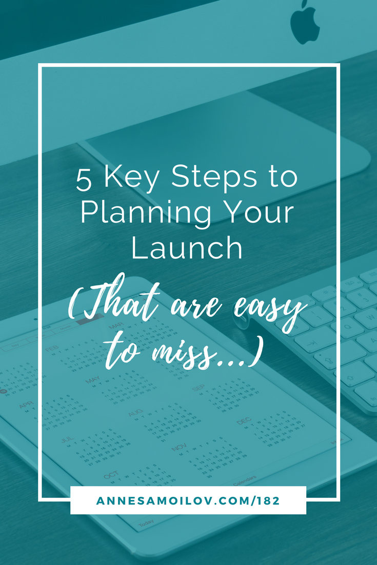 5 key steps to planning your launch