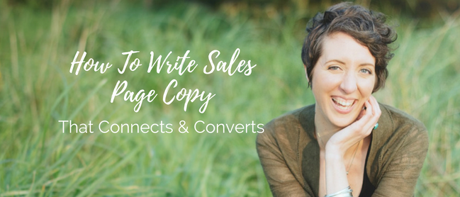 Write sales page copy that connects and converts