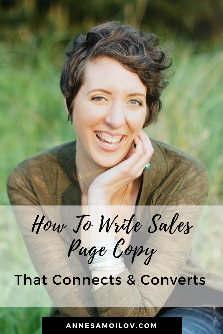 How To Write Sales Page Copy That Connects & Converts