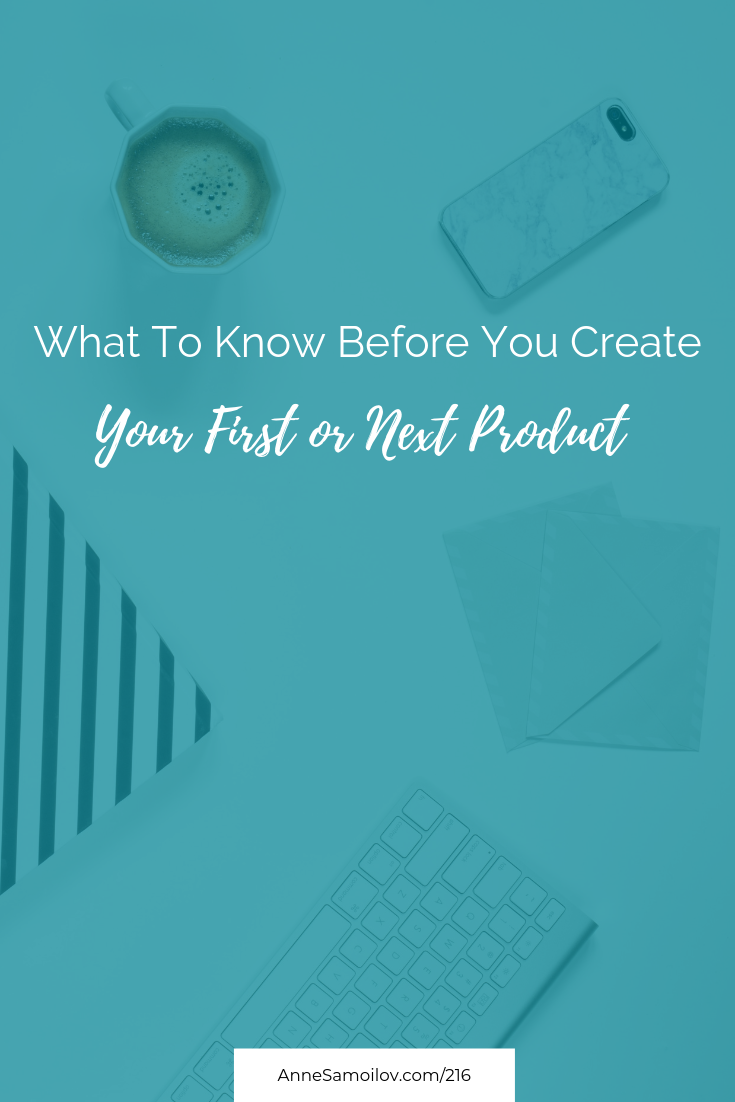 “what to know before you create your first or next product