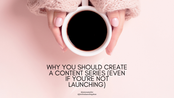 create a content series