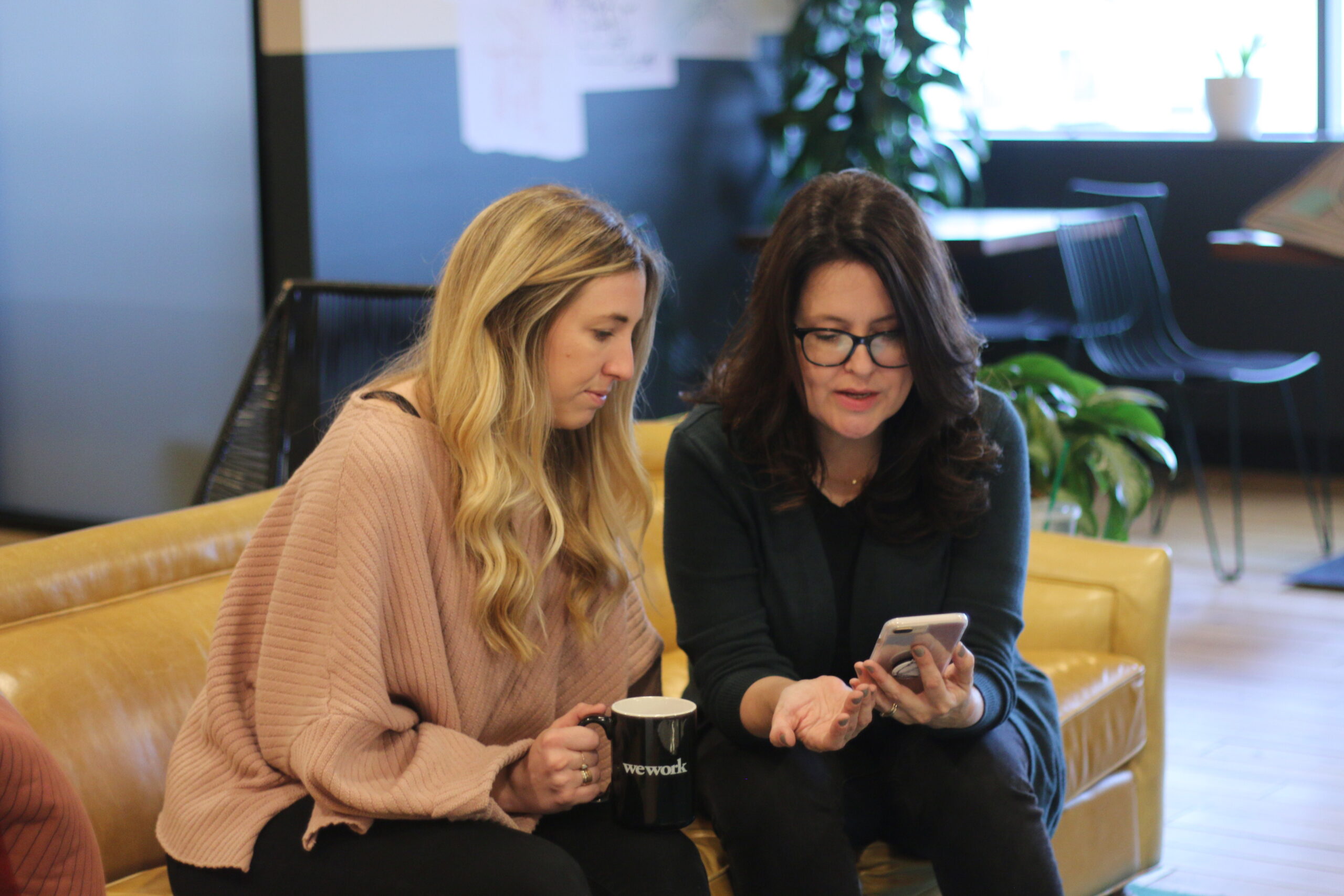 Anne working with a launch strategy client